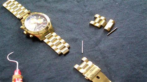 michael kors watch pin removal|Michael Kors Watch band extender.